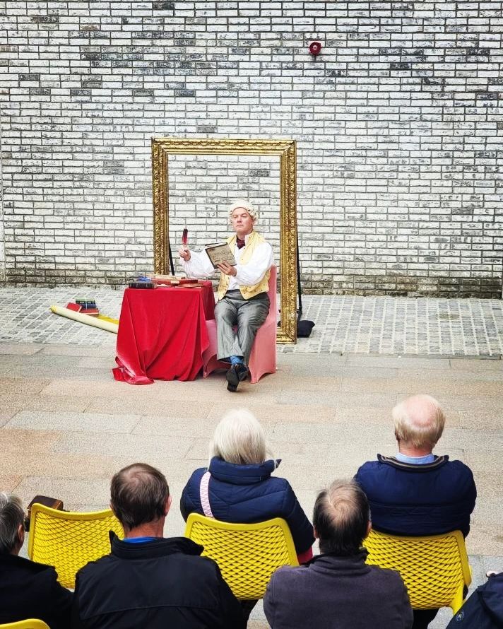 John Maguire plays William Roscoe at Shakespeare North